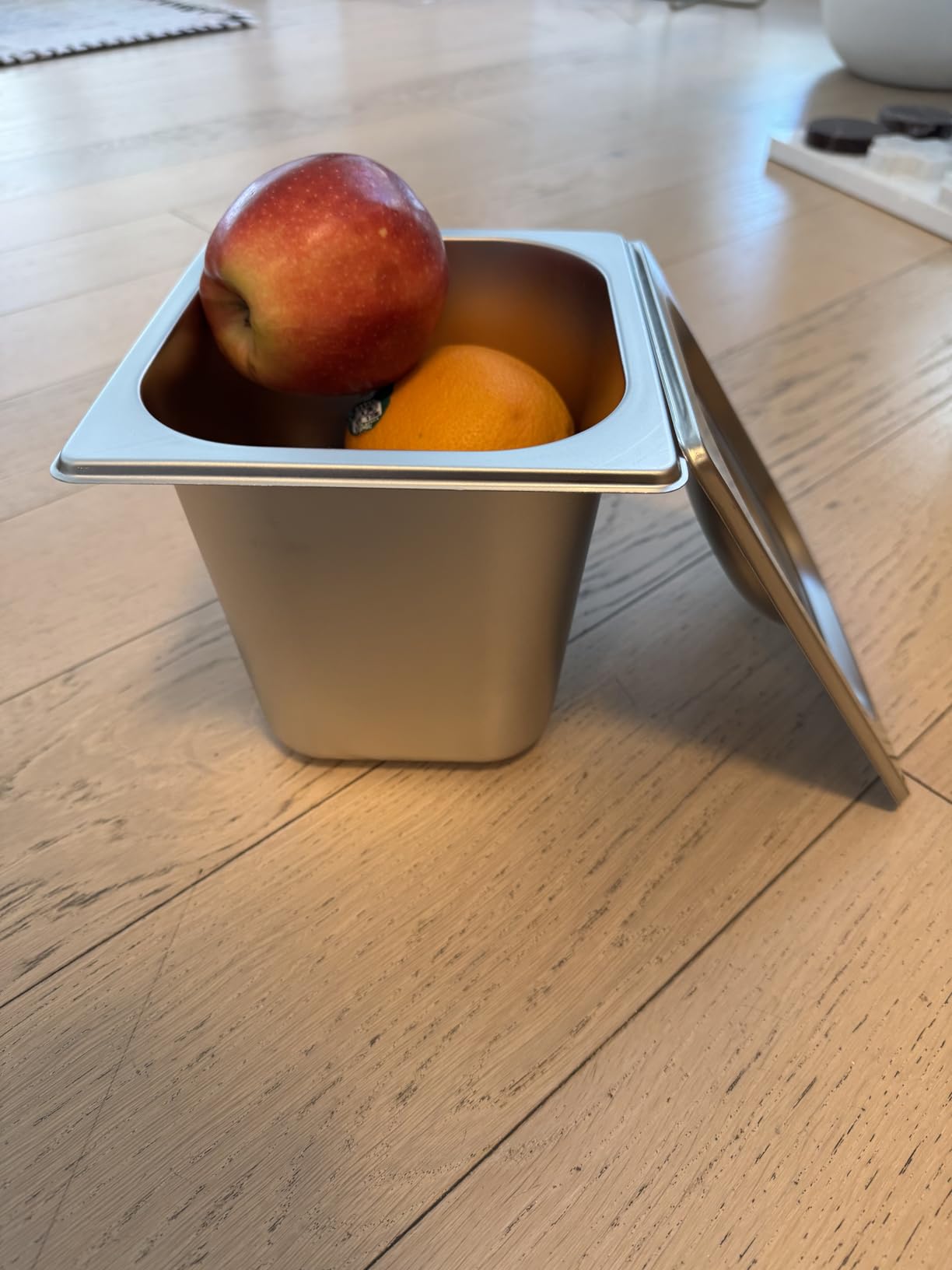 6 Set Stainless Steel Hotel Pans Full Size 4 Inch Deep With Lids, Anti-Jam Chafing Steam Table Pans, Catering Food Storage Metal Pan customer photo 1