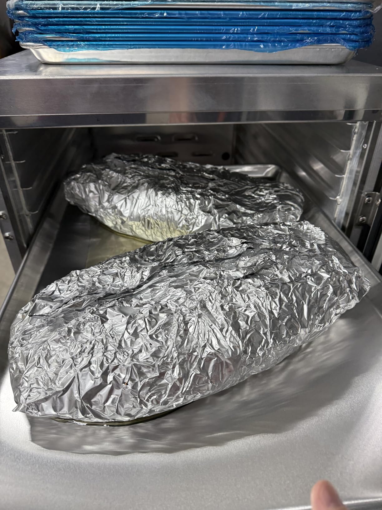 KoolMore 33 in. Commercial Insulated Half-Size Heated Holding/Proofing Cabinet with 12-Pan Capacity and Glass Door in Silver, UL and NSF Listed (KM-CHP12-SIGL) customer photo 1