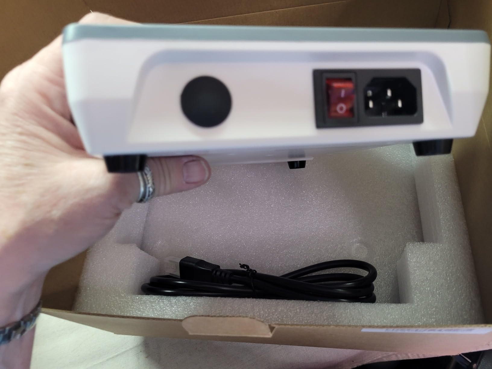 Magnetic Stirrer Hot Plate Stirrer LCD Display 300°C Max.5L 5.9inch Heated Magnetic Stir Plate 1600RPM Magnetic Lab Hotplate Stirrer Magnetic Mixer for Lab Physics Education,Stir Bar&Temp Sensor customer photo 1