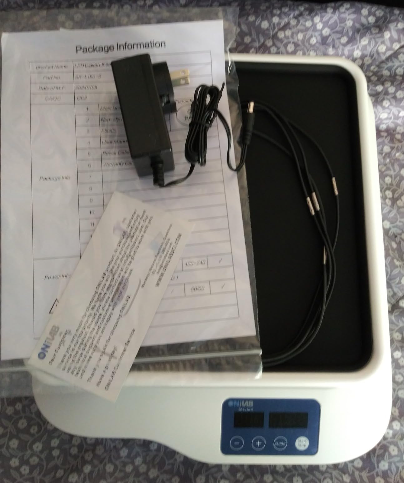 ONiLAB Digital Linear Shaker, 40-200RPM, 2KG Capacity, LED Display | Continuous mode(Set time to Zero) or timer mode. Ideal for laboratories and classrooms. Displays speed and time customer photo 1