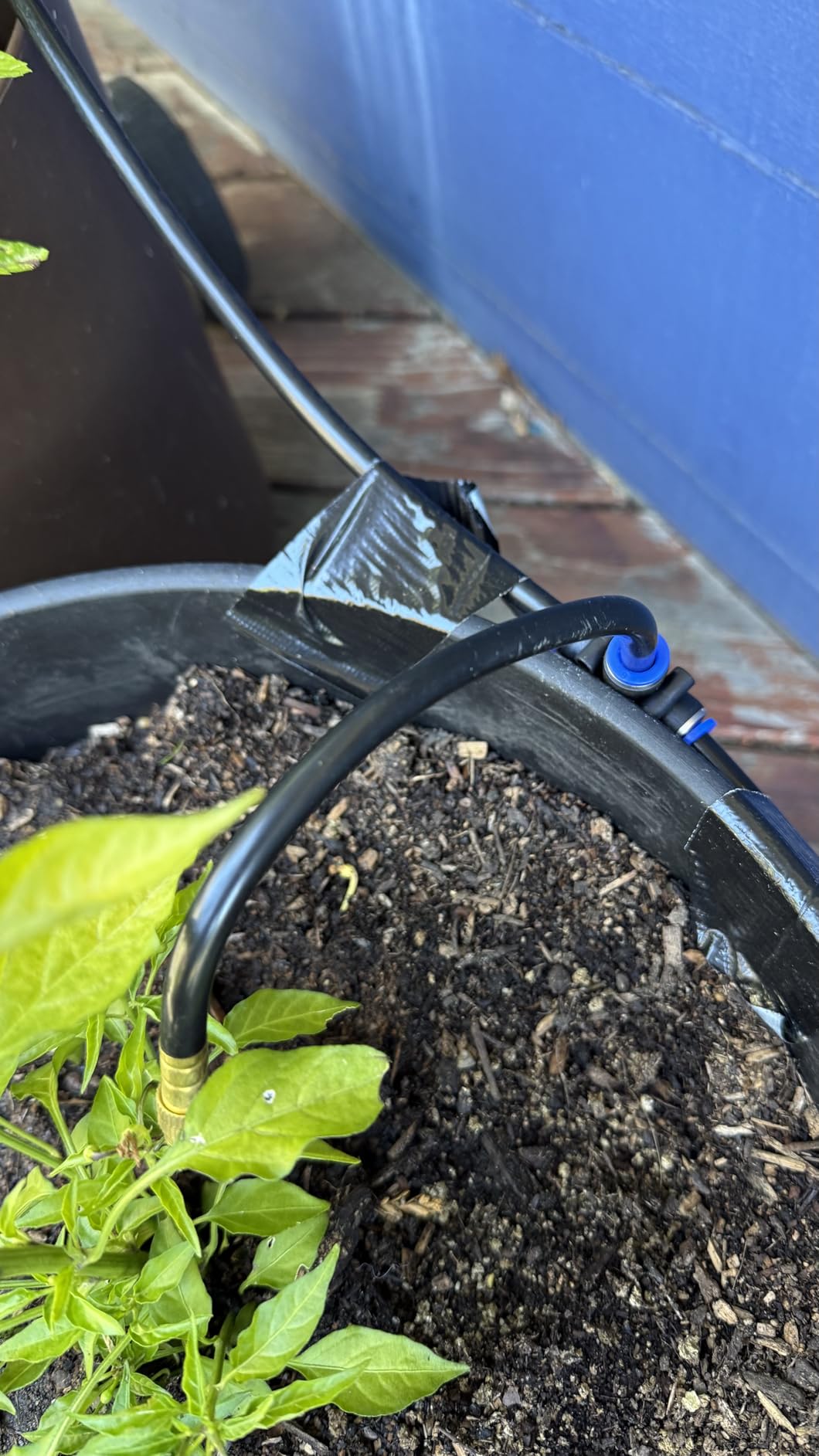 49.21Ft Drip Irrigation Kit System, 360° Bendable Garden Irrigation System | Adjustable Automatic Watering Misting System with 15 Nozzles for Greenhouse, Yard, Lawn, Plant, 5/16