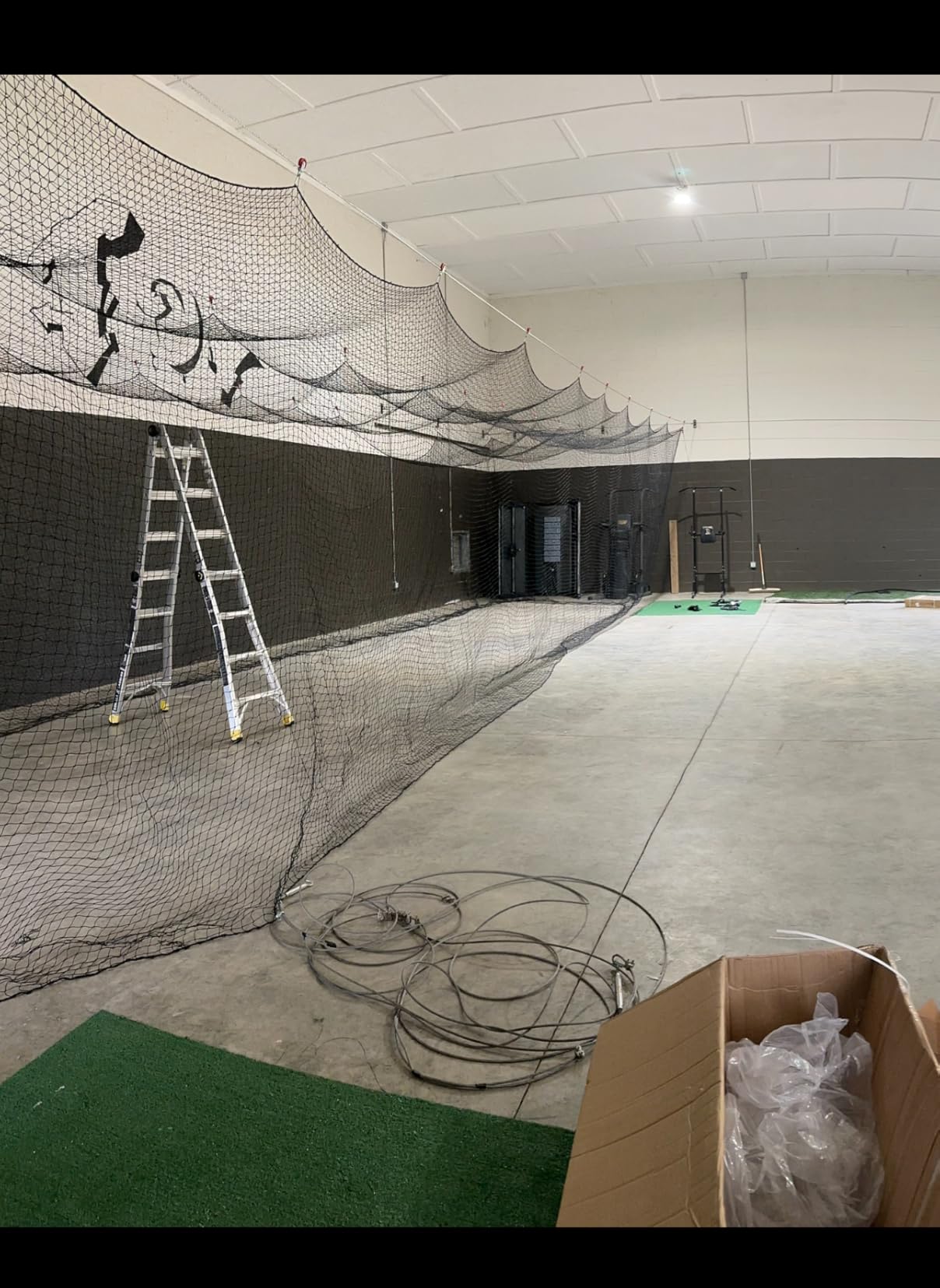 VEVOR Baseball Batting Cage,Professional Softball Baseball Batting Hitting Training Net,Heavy Duty Enclosed PE Practice Portable Pitching Cage Net&Carry Bag,for Backyard,Field,Indoor&Outdoor customer photo 2