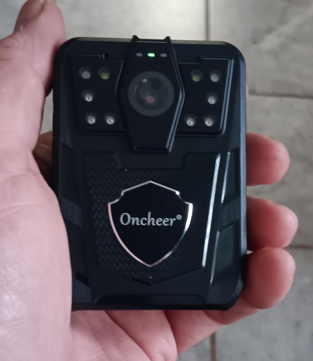 ONCHEER 1080P Sport Body Camera, with 32G TF Card Shoulder & Waist Clips, Police Body Cam Long Time Record, Personal Body Worn Cameras for Law Enforcement, Security Guards, Bike Trip customer photo 2