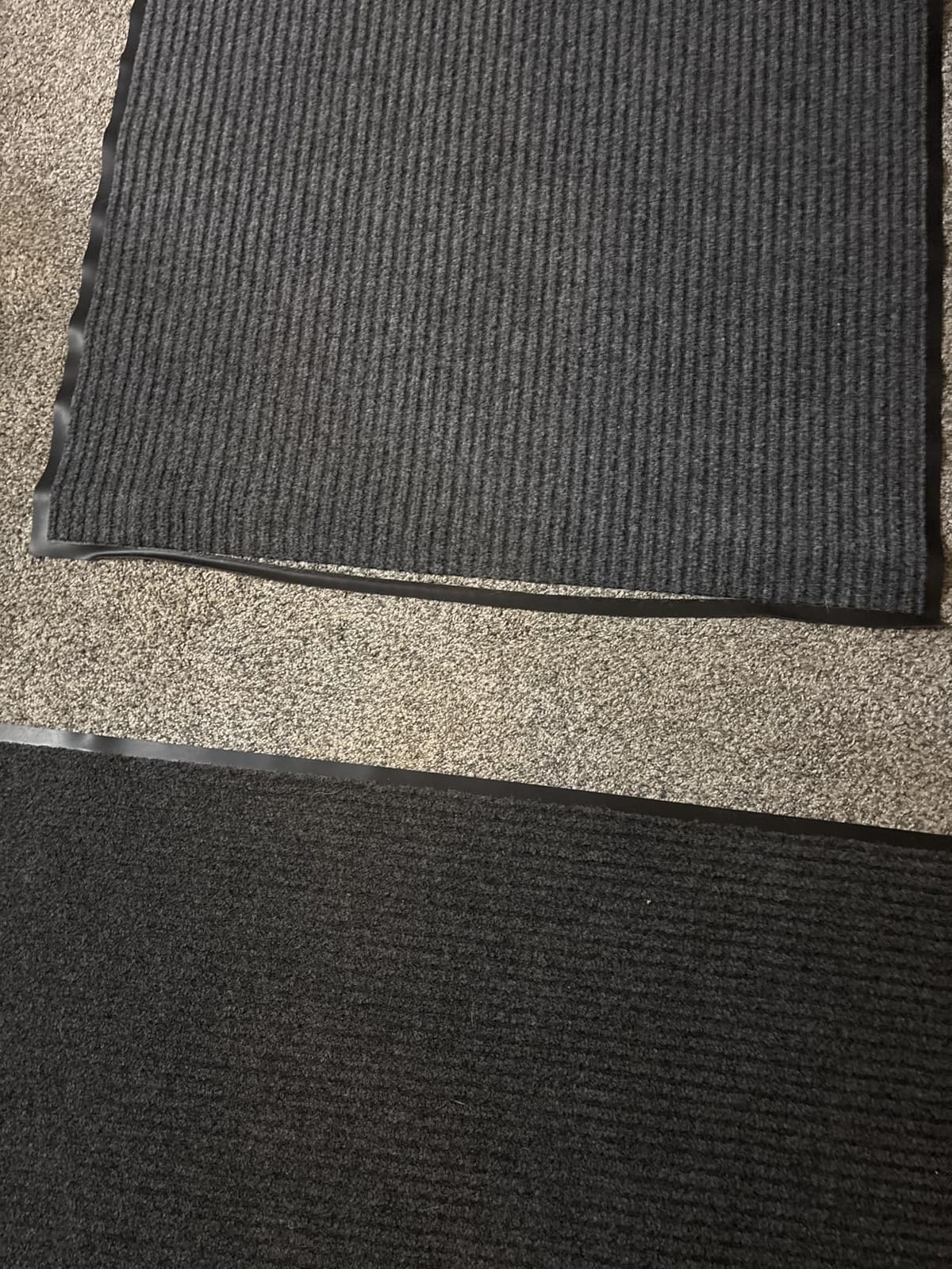 Extra Large Commercial Floor Mat, 3 x 5 Feet Heavy Duty Commercial Door Mat, Waterproof, Low-Profile, Easy to Clean, Rubber Backing Entry Mudroom Rug (Charcoal Grey) customer photo 2