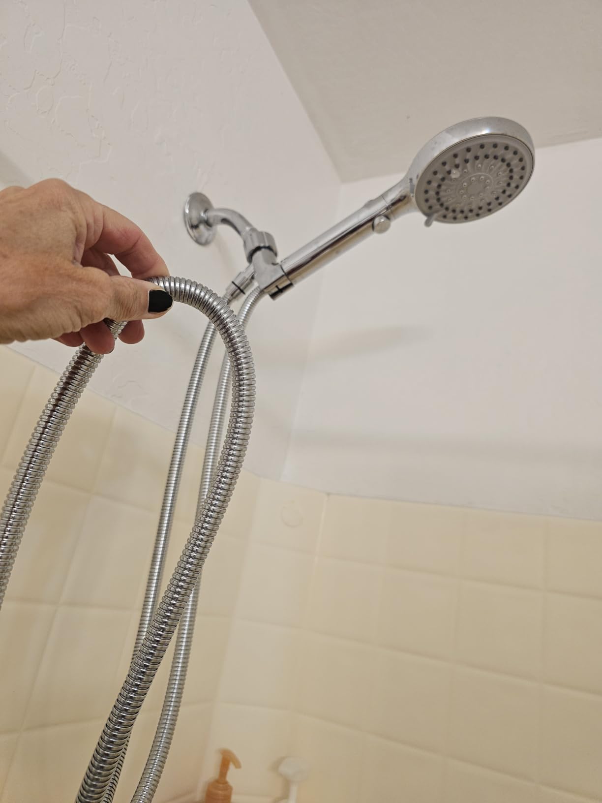 FASDUNT Shower Head with Handheld, High Pressure Handheld Shower Head with 80