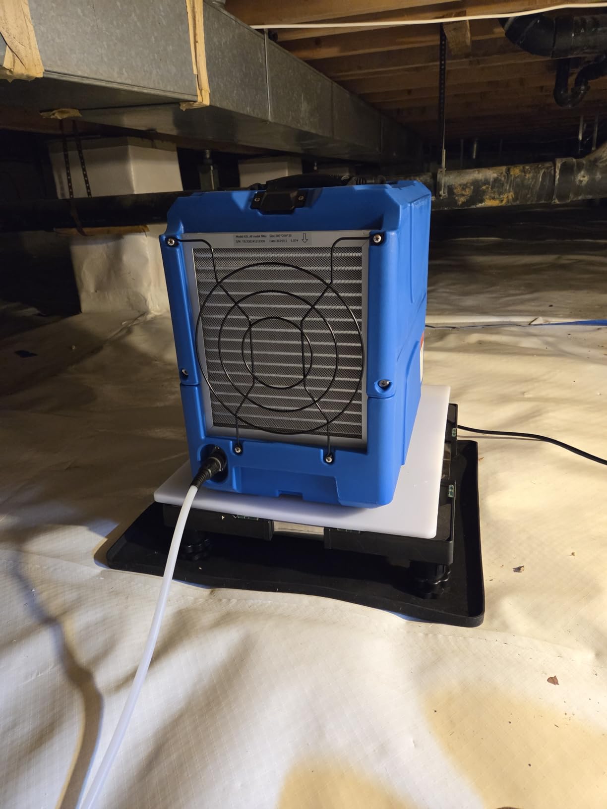 Mounto 150 Pints Compact Commercial Dehumidifier, LGR Technology, Built-in Pump, ETL Certified, Ideal for Large Spaces, Water Damage Restoration, Industrial Use (Red) customer photo 1