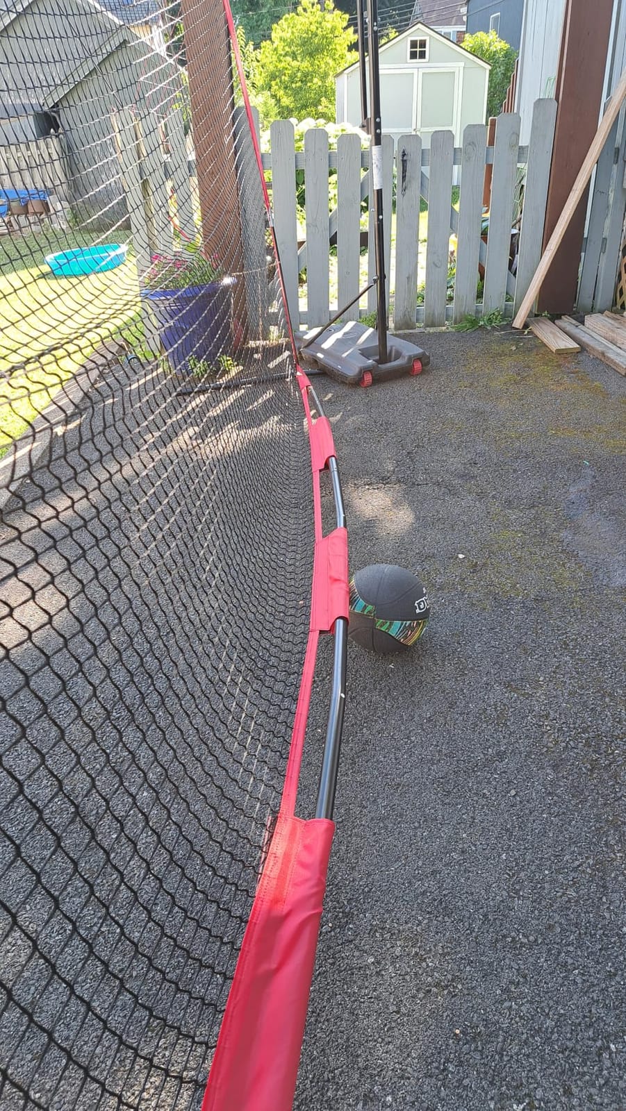 VEVOR Barricade Backstop Net, Multi-Sport Barrier Netting with Carry Bag | 7X7ft/12X9ft/16X10ft/20x10ft Ball Sports Portable Practice Net for Baseball Softball Lacrosse & Hockey Equipment Training Net customer photo 1