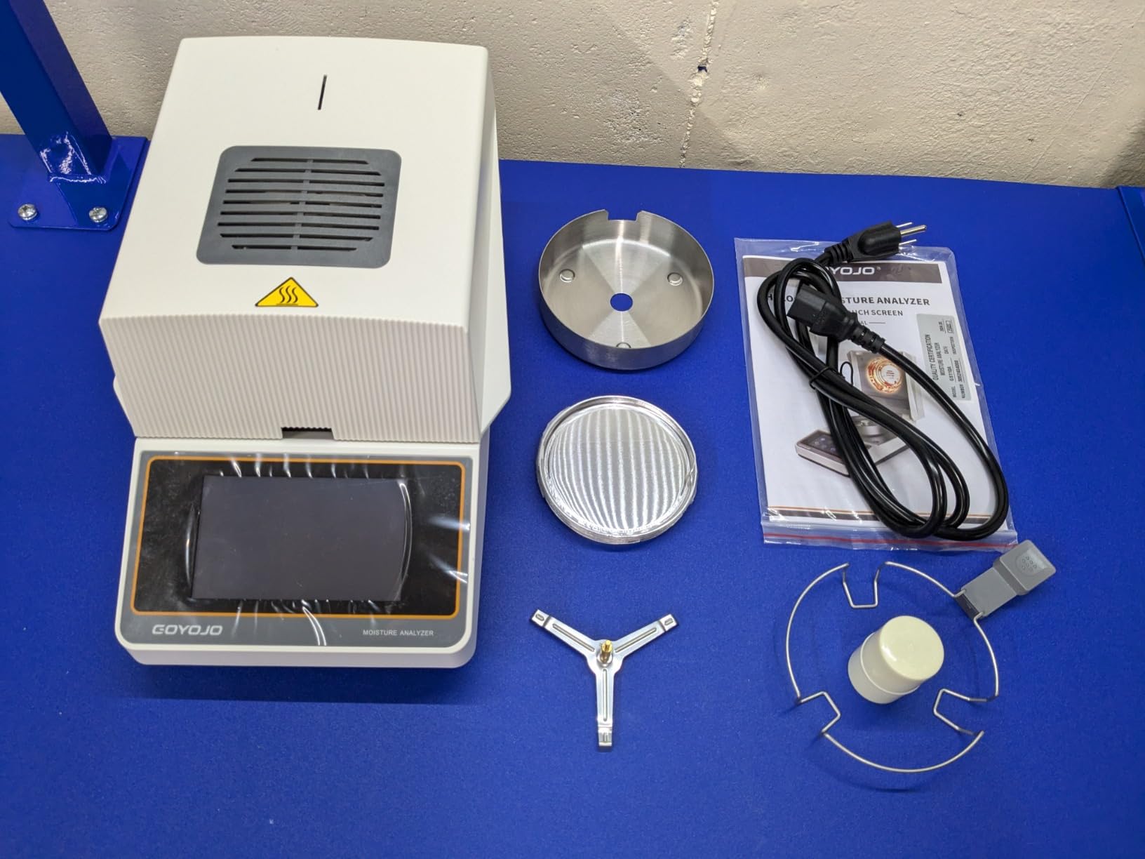 Portable Halogen Moisture Meter with 110g-10mg Precision | Fast Heating & Drying (40-160°C) | Ideal for Quick Moisture Testing in Food, Plants, and Building Materials Lab Moisture Balance Analyzer customer photo 2