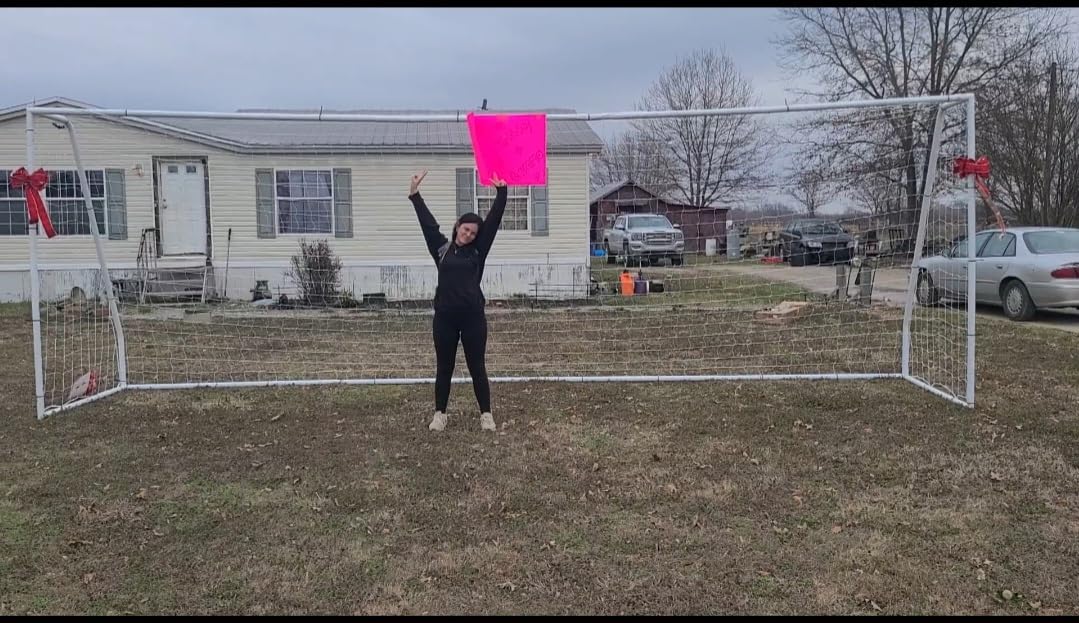Match 24 X 8 FT. Official Regulation Size Soccer Goal. Strongest Heavy Duty 2