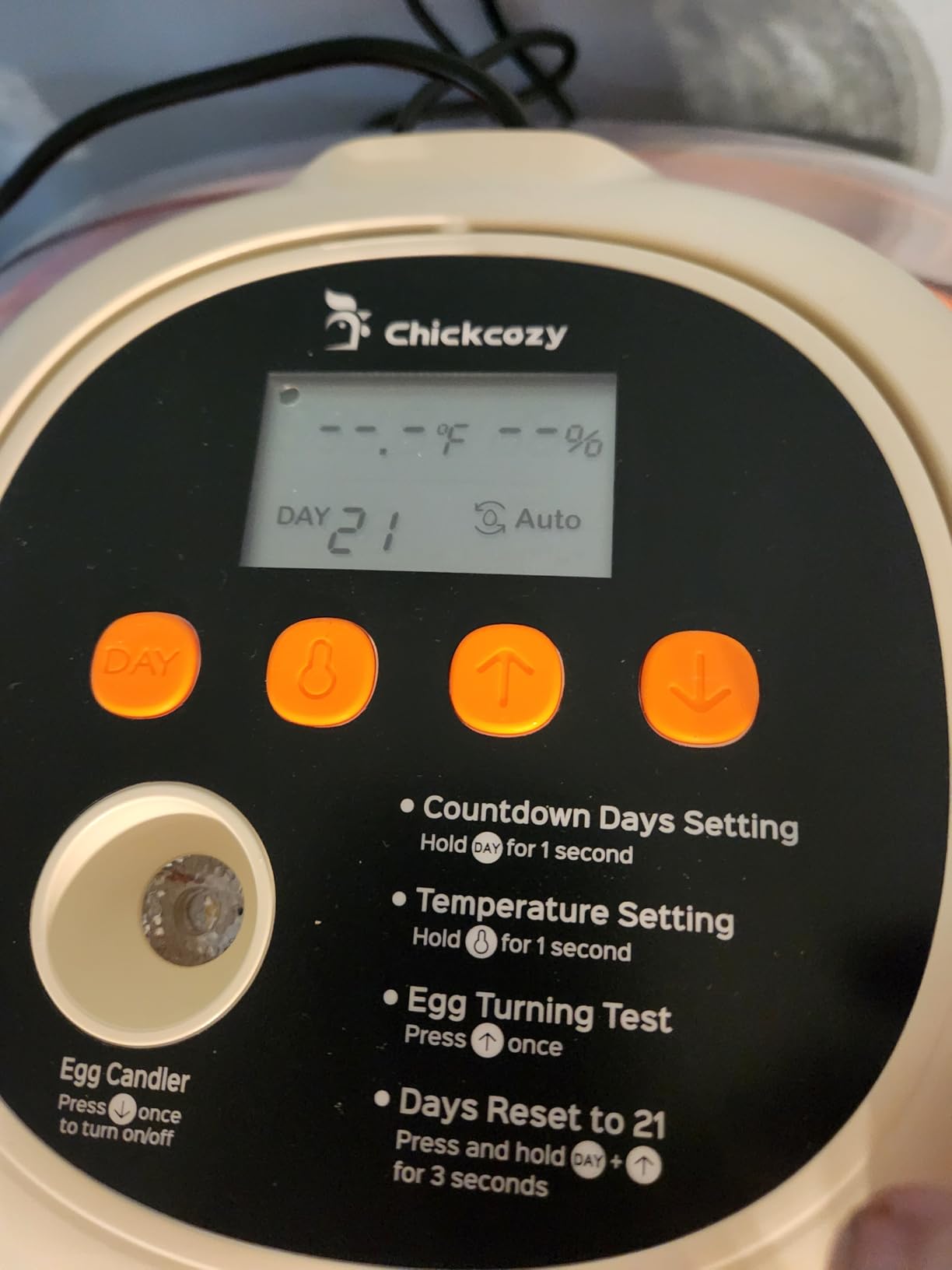 Chickcozy 25 Egg Incubator, Automatic Egg Turner with Thermometer Seat and Humidity Control, Egg Candler, 360 Degree View with Clear Window, Incubators for Hatching Chicks customer photo 2