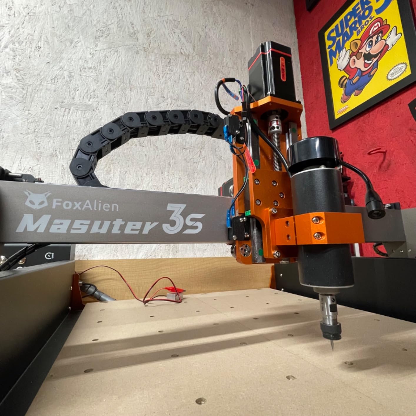 FoxAlien Masuter 3S CNC Router Machine with NEMA 23 Closed-Loop Stepper Motor, 400W Spindle 3 Axis Engraving Milling Machine for Wood Acrylic Aluminum Carving Cutting customer photo 2