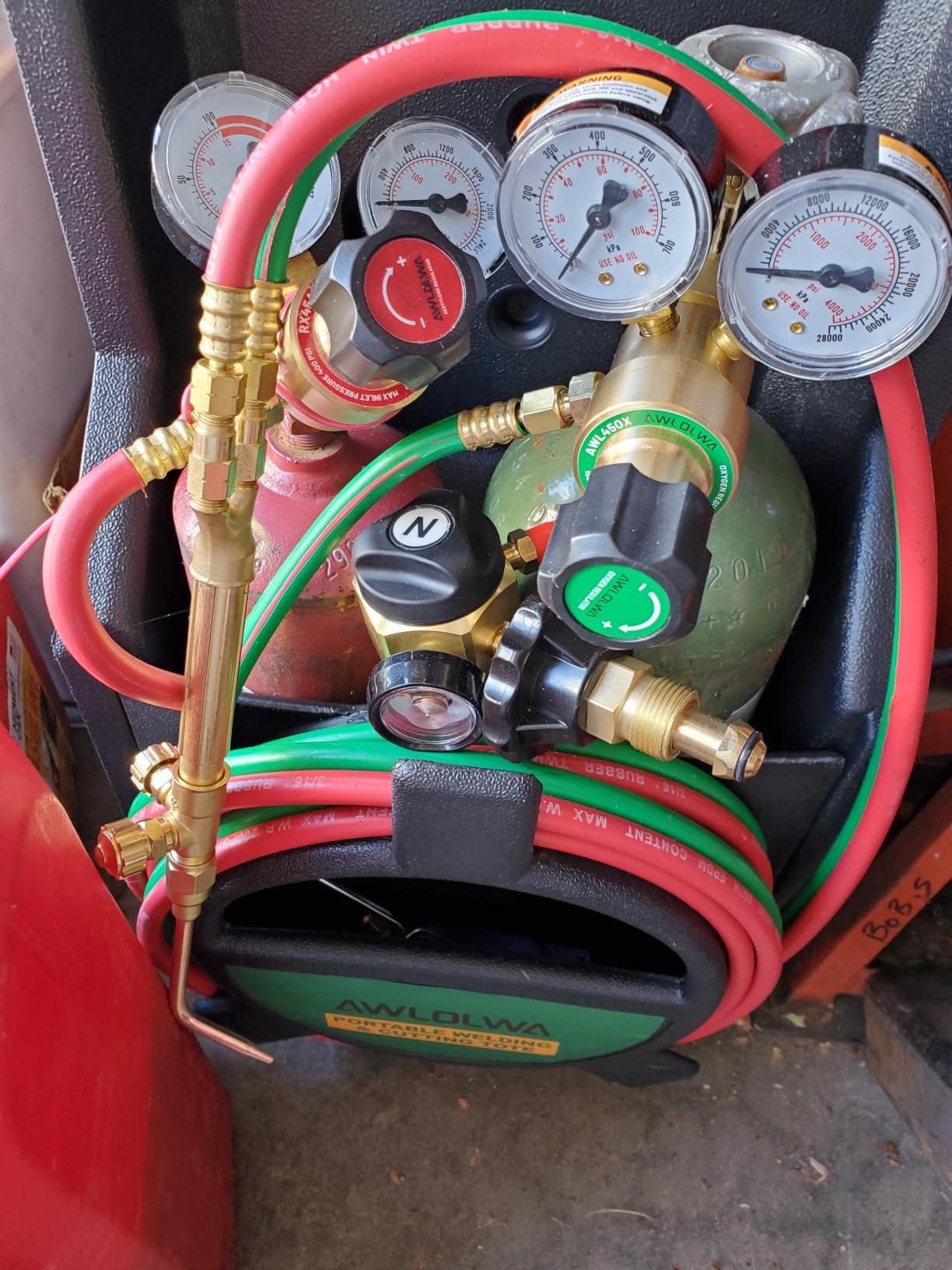 G150 J-P Light Duty Oxy Acetylene Torch Kit Without Tanks | CGA200-A Type Acetylene Regulator, CGA540 Oxygen Regulator, Check Valve customer photo 1