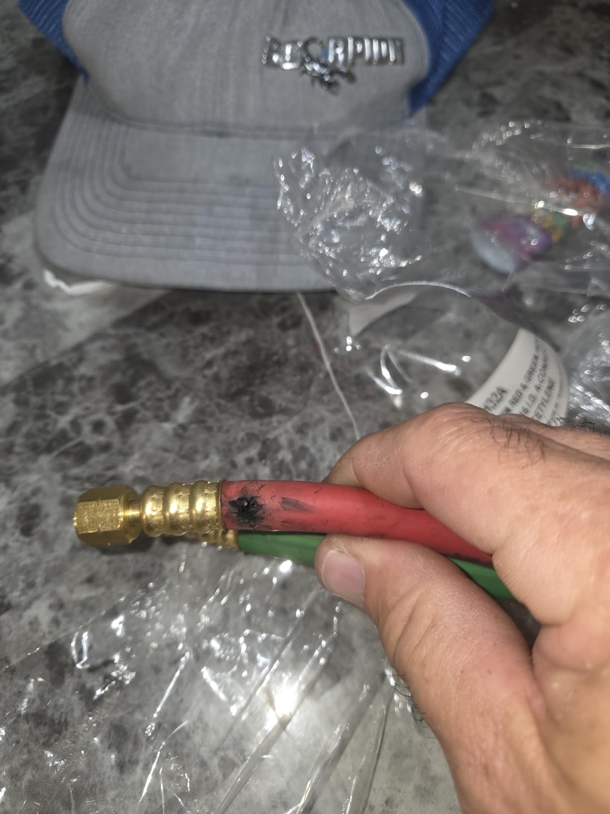 G150 J-P Light Duty Oxy Acetylene Torch Kit Without Tanks | CGA200-A Type Acetylene Regulator, CGA540 Oxygen Regulator, Check Valve customer photo 2