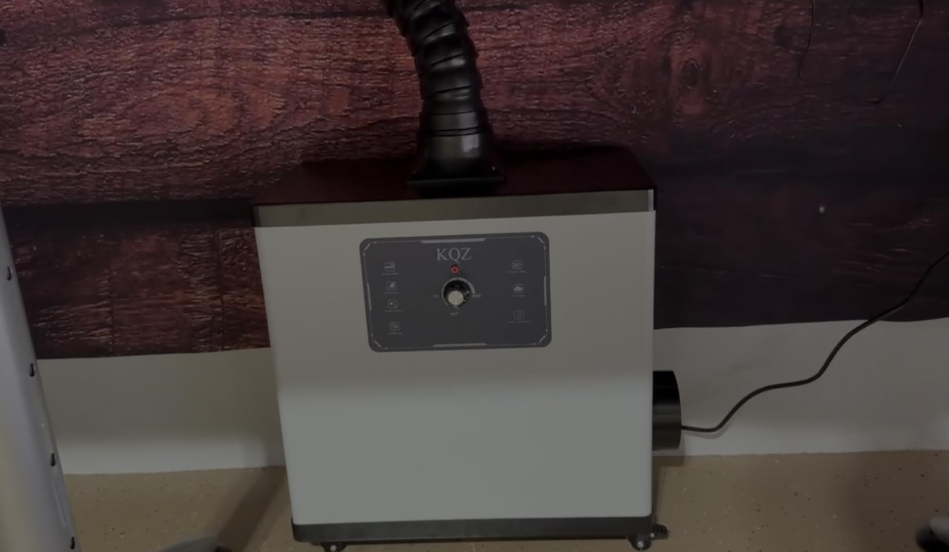 KQZ Laser Fume Extractor with Exhaust for Under 60W Laser Engraver Cutter | 210W Smoke Absorber with 10 Pre-Filters & H13 HEPA & Carbon 330m3/h Strong Suction for Solder Welding 3D Printing and DTF customer photo 1