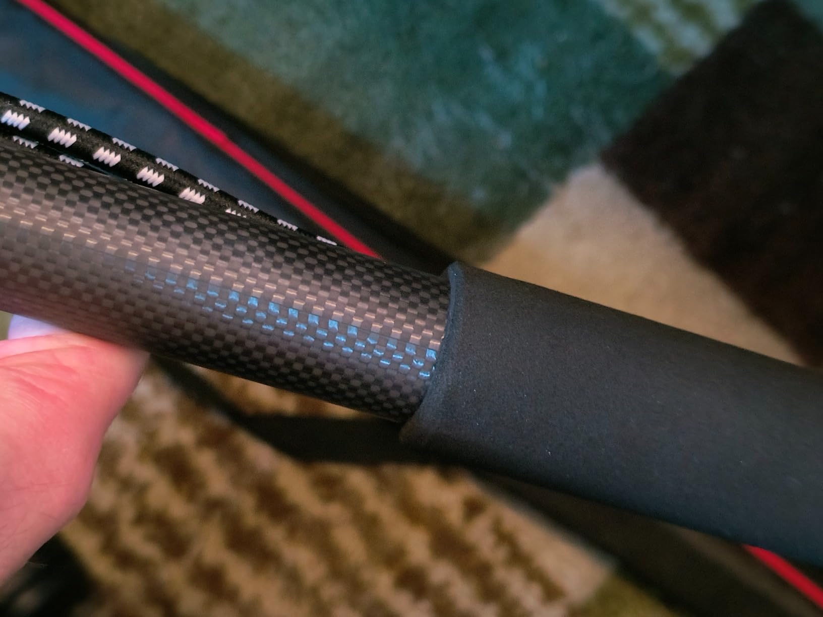 RAUBAY Microphone Boom Pole, Carbon Fiber, 3.6-9ft, 1/4
