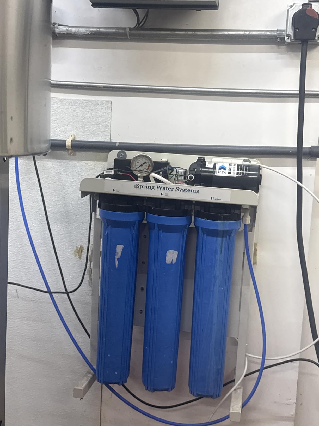 iSpring RCS5T+T20M, 500 GPD Light Commercial Reverse Osmosis Water Filter System with 20 Gallon Pre-Pressurized Tank customer photo 2