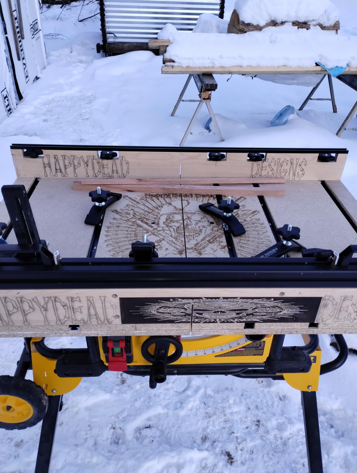 ELEON Self Centering Dowel Jig with Elongated Jaws & Extra Wide Clamp up to 6.7