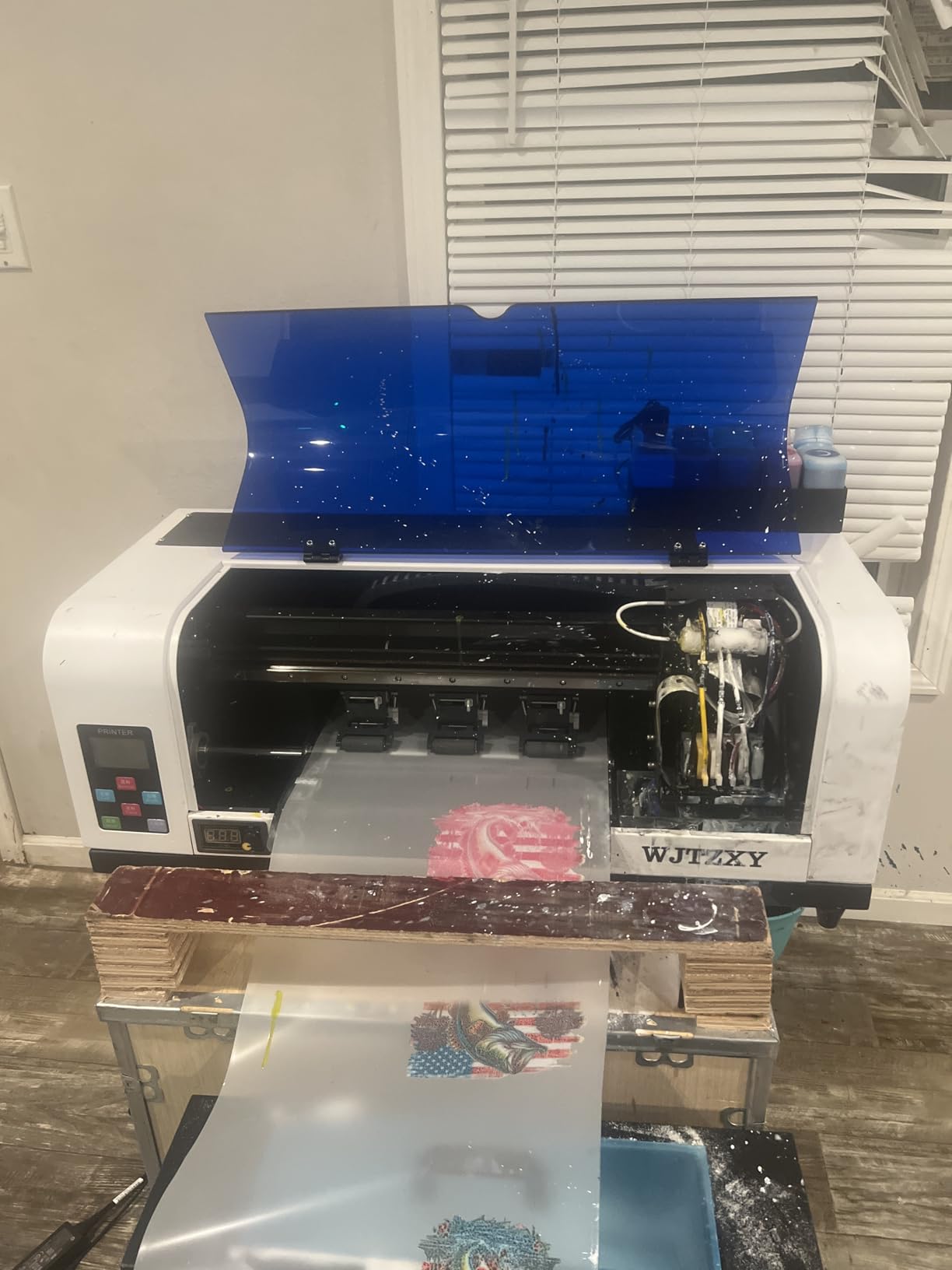 A3+ Plus XP600 DTF Printer with Shaking Dryer | 5x500ml Ink, Film & Powder Included, 2x speed than L1800, Very stable, easy to operate, Hoson software customer photo 1