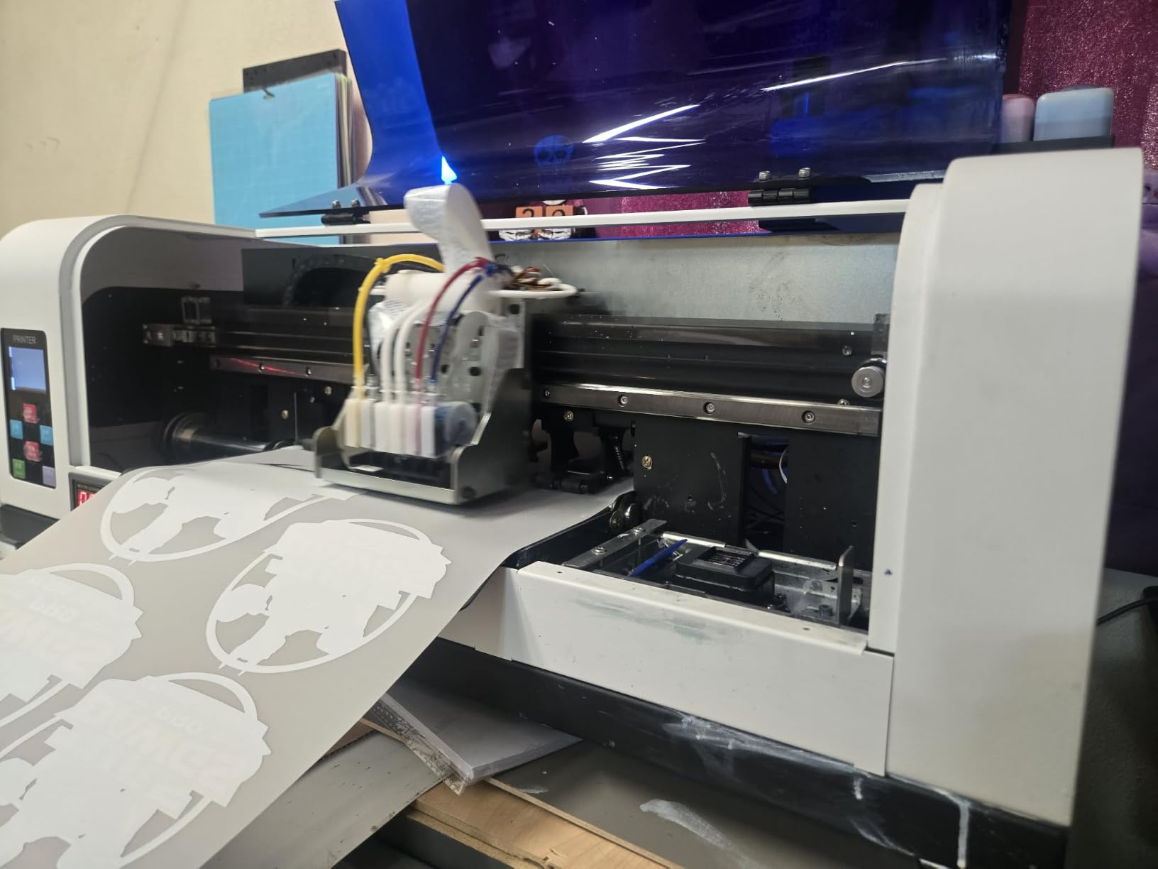 A3+ Plus XP600 DTF Printer with Shaking Dryer | 5x500ml Ink, Film & Powder Included, 2x speed than L1800, Very stable, easy to operate, Hoson software customer photo 2