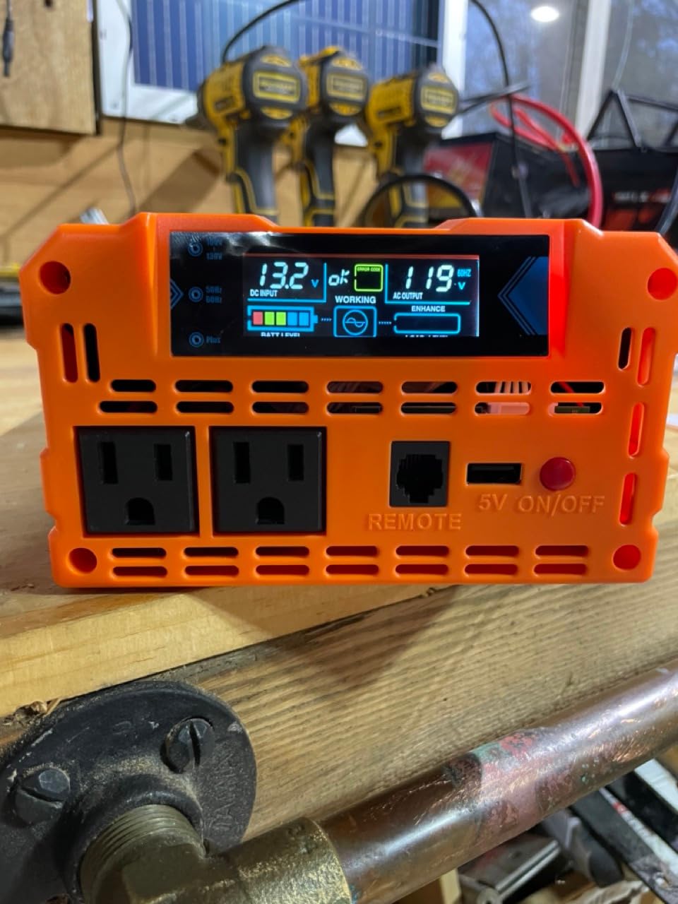 BELTTT 1500W Pure Sine Wave Inverter 12V to 110V Converter, 3000W Surge customer photo 2
