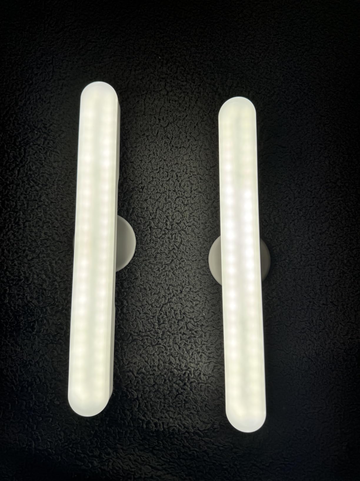 cambk Set of 2 Vanity Makeup Lights for Mirror | Stick On Rechargeable Wireless Light Bar for Bathroom with 3 CCT & Dimmable, Cordless Battery Operated Touch Control Lighting customer photo 1
