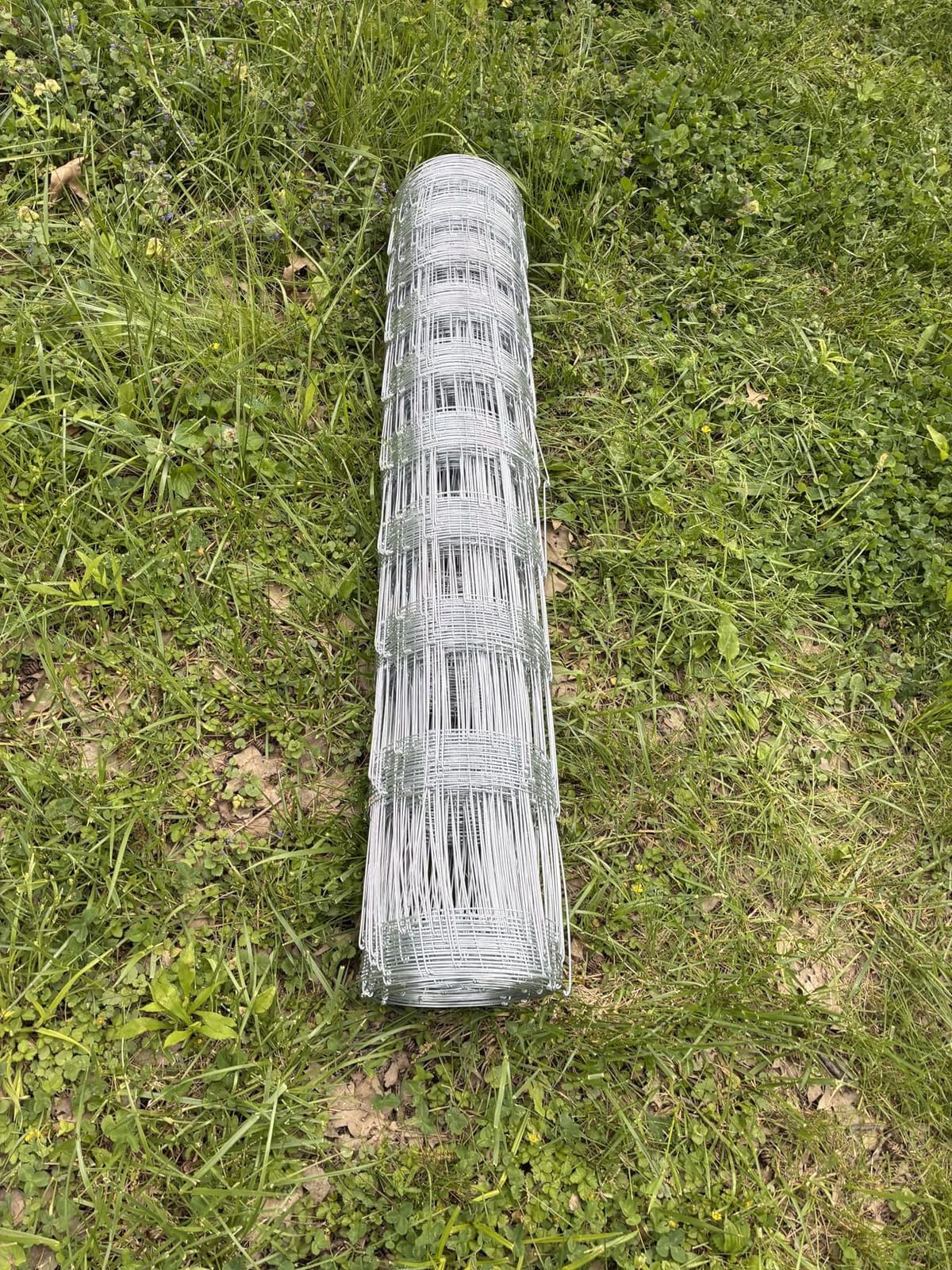 Farm Fence, 4ft x 164ft Galvanized Wire Fencing, Goat, Sheep & Deer, Durable Chain Link Fence, Heavy Zinc Coating Wire Used to Hog Goat Fencing for Yard Garden and Field customer photo 1