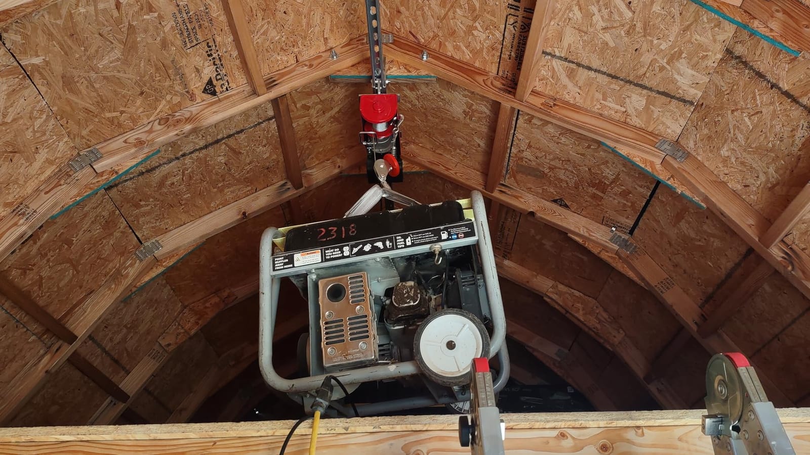 VEVOR Electric Hoist with Remote Control, 440 lbs Material Handling Tool, 110V Electric Hoist with 14ft Remote Control for Factories, Warehouses, Construction Site, Attic customer photo 1