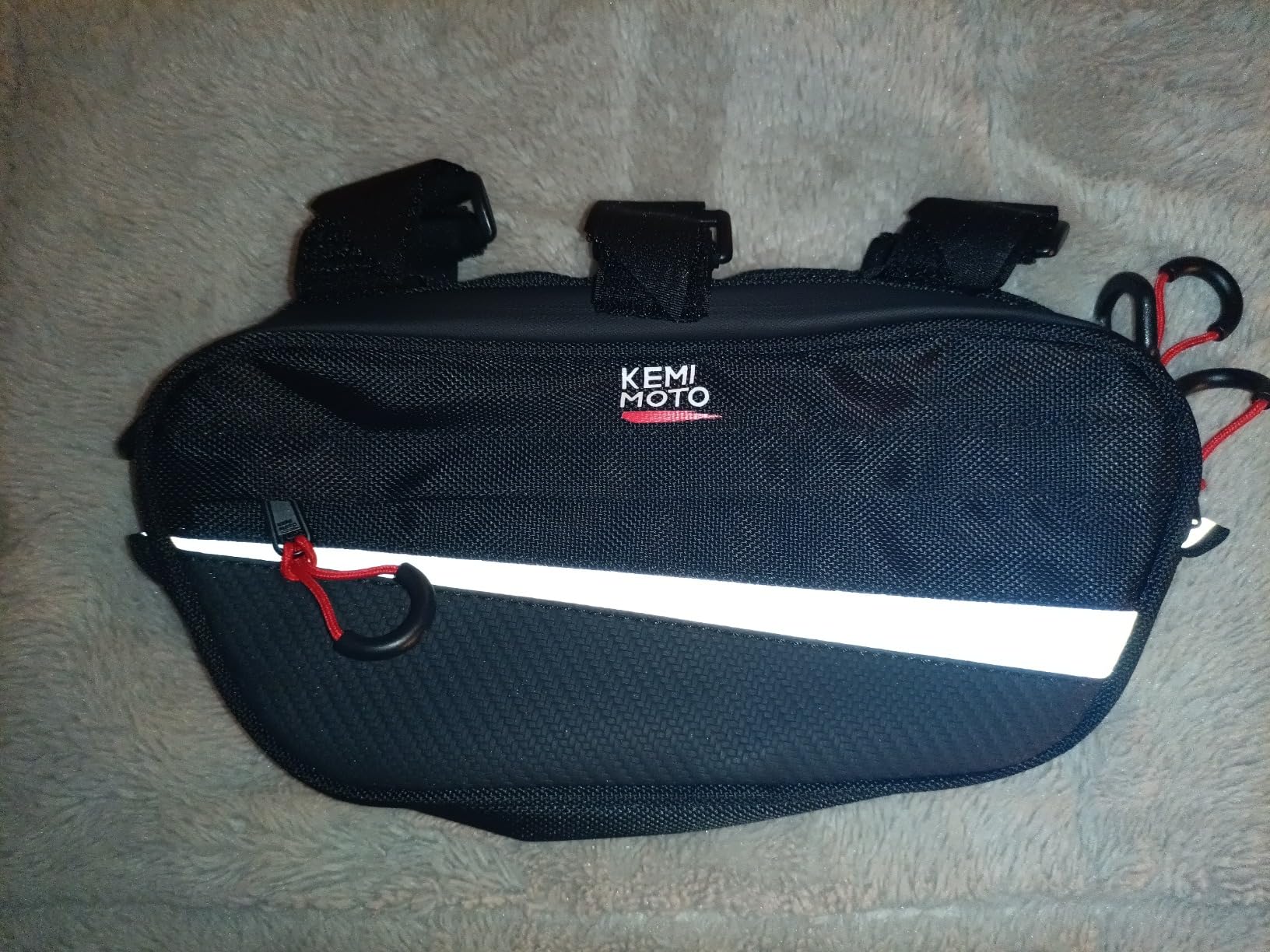 KEMIMOTO UTV Roll Cage Storage Bag Universal 1680D Grab Handle Storage Bag Dimensions 11