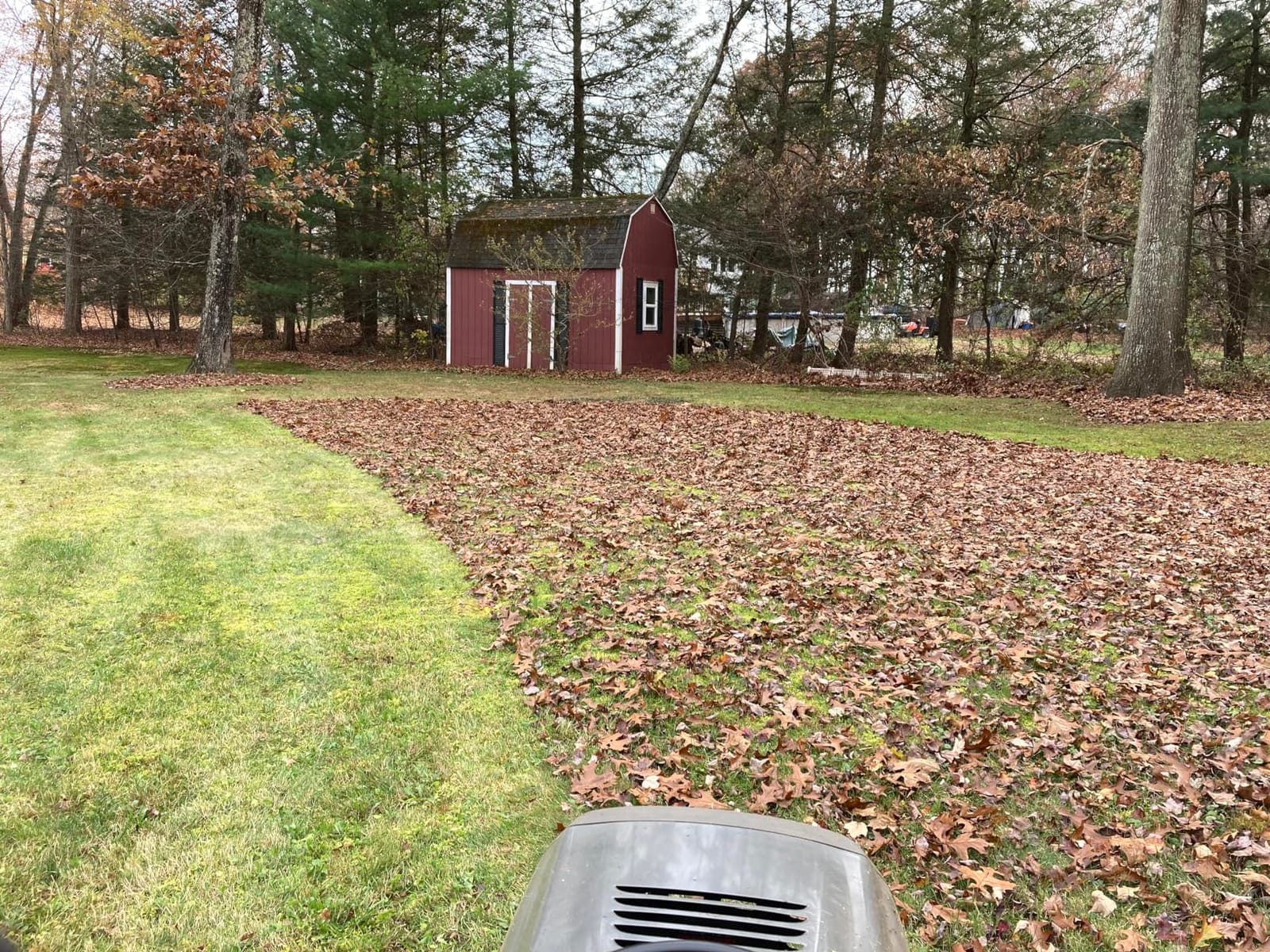 Agri-Fab Soft Top Mow-N-Vac Tow Behind Lawn Vacuum, 29 Cu Ft Leaf and Grass Collection System with 208cc Engine customer photo 2