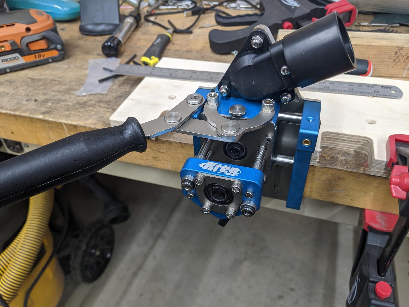 Kreg MortiseMate Loose Tenon Jig - Drill Jig for Woodworking - For Loose Tenon Joinery - Fits Workpieces 1/2