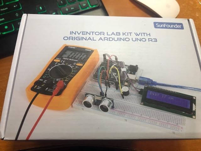 SunFounder Inventor Lab Starter Kit with Original Arduino Uno R3 REV3 Multimeter 34 Projects 40+ Video Courses RAB Breadboard Holder, RoHS Compliant, for Beginners & Engineers customer photo 1