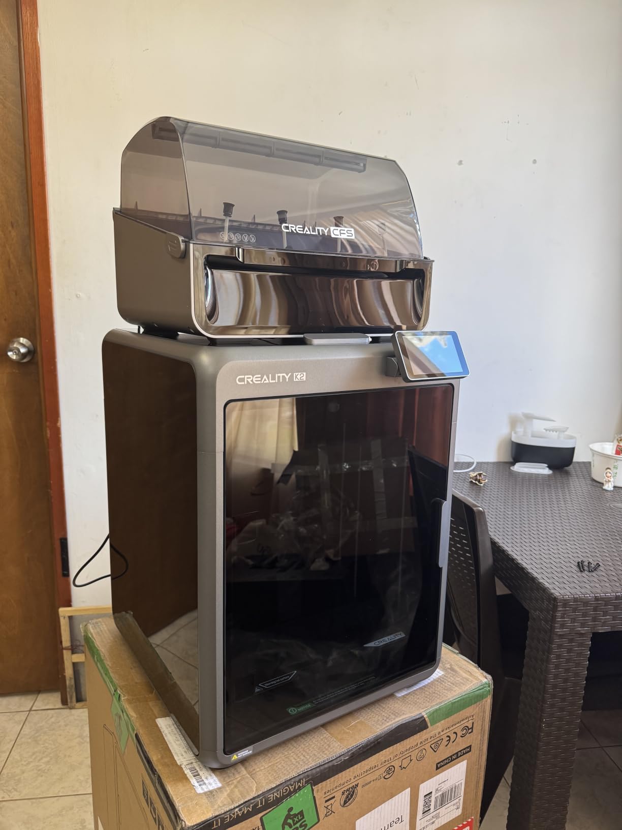 Creality K2 Plus Combo 3D Printer Multi Color Printing with CFS, 600mm/s Printing Speed, Step-servo Motor System High-Temp Direct Drive Extruder Build Volume 13.78x13.78x13.78inch customer photo 2