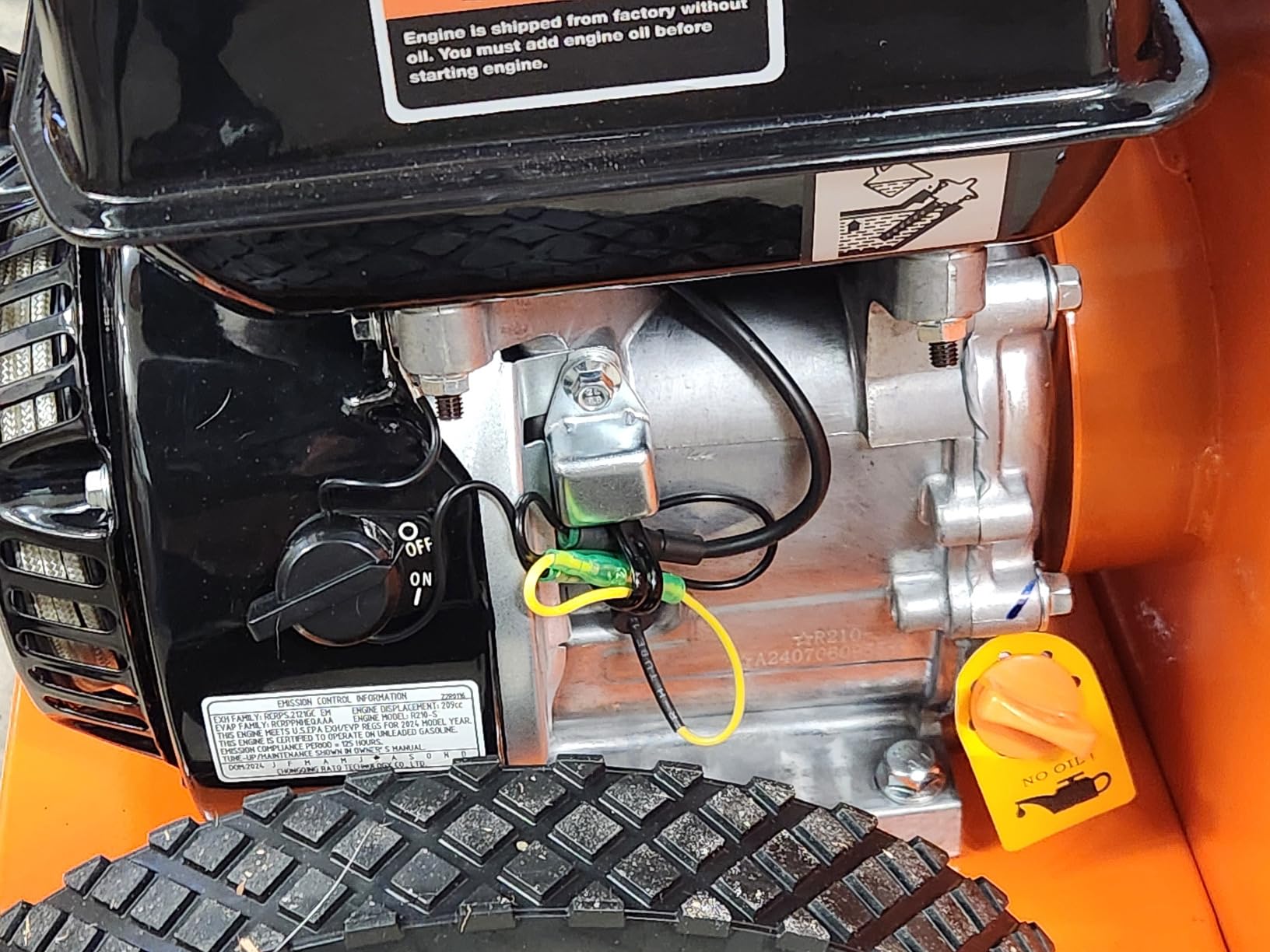Walk Behind Leaf Blower, 150 MPH Wind Speed, 1270 CFM Airflow | Walk-behind gas blower for large lawns, driveways and fall cleanup; high air speed moves leaves and debris customer photo 1