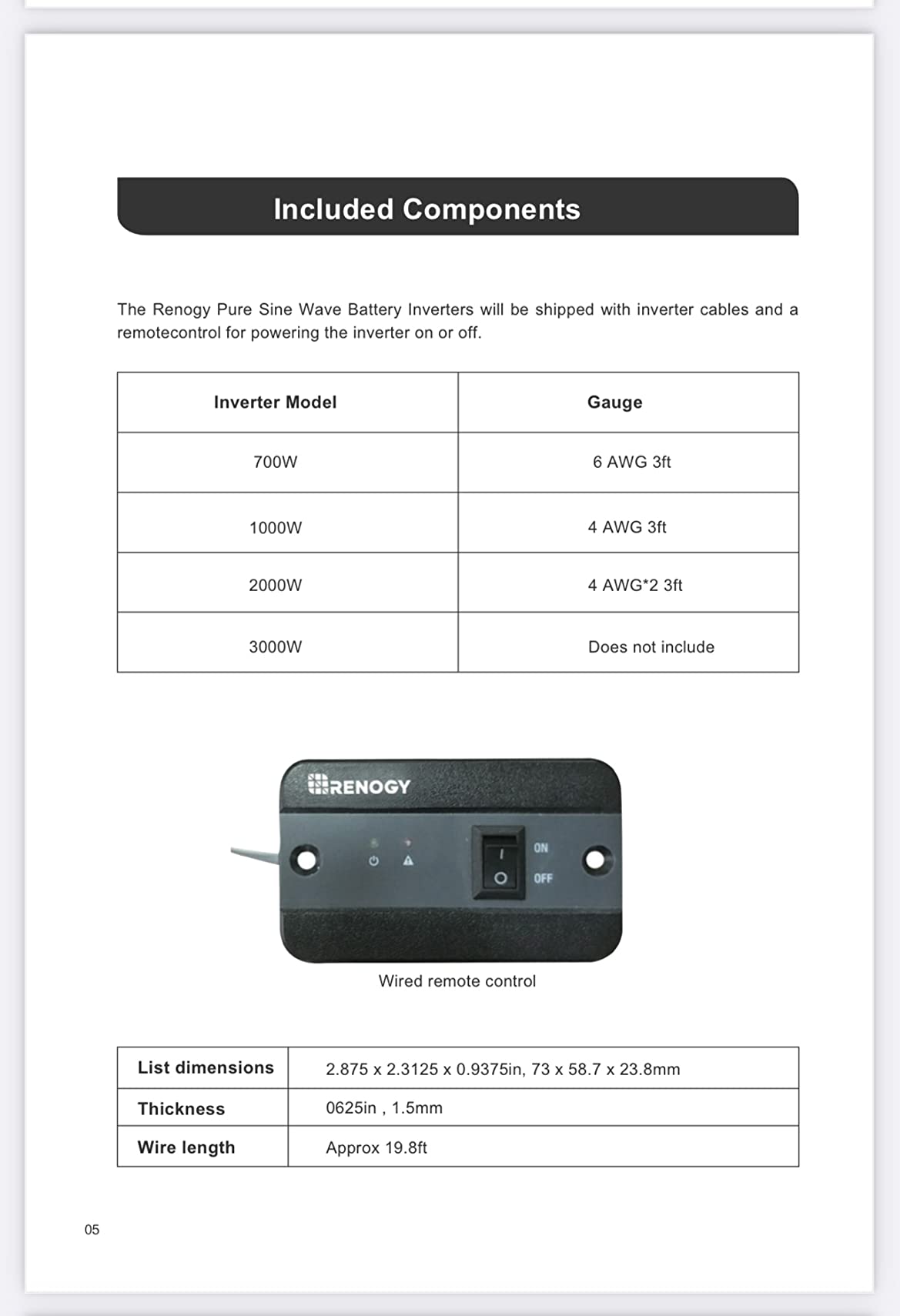 Renogy Inverter PUH, 3000W Pure Sine Wave Power Inverter with UPS Transfer Switch & Bluetooth customer photo 1