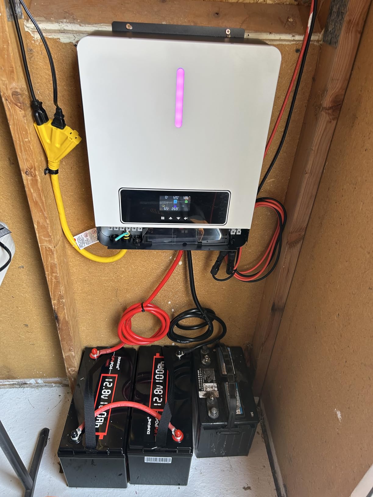 12V 200Ah LiFePO4 Lithium Battery 200A BMS IP65 Low Temp Cutoff | 2560Wh, 15000+ Cycles, Deep Cycle, for RV, Solar, Marine, Off-Grid, Camping, Home customer photo 2
