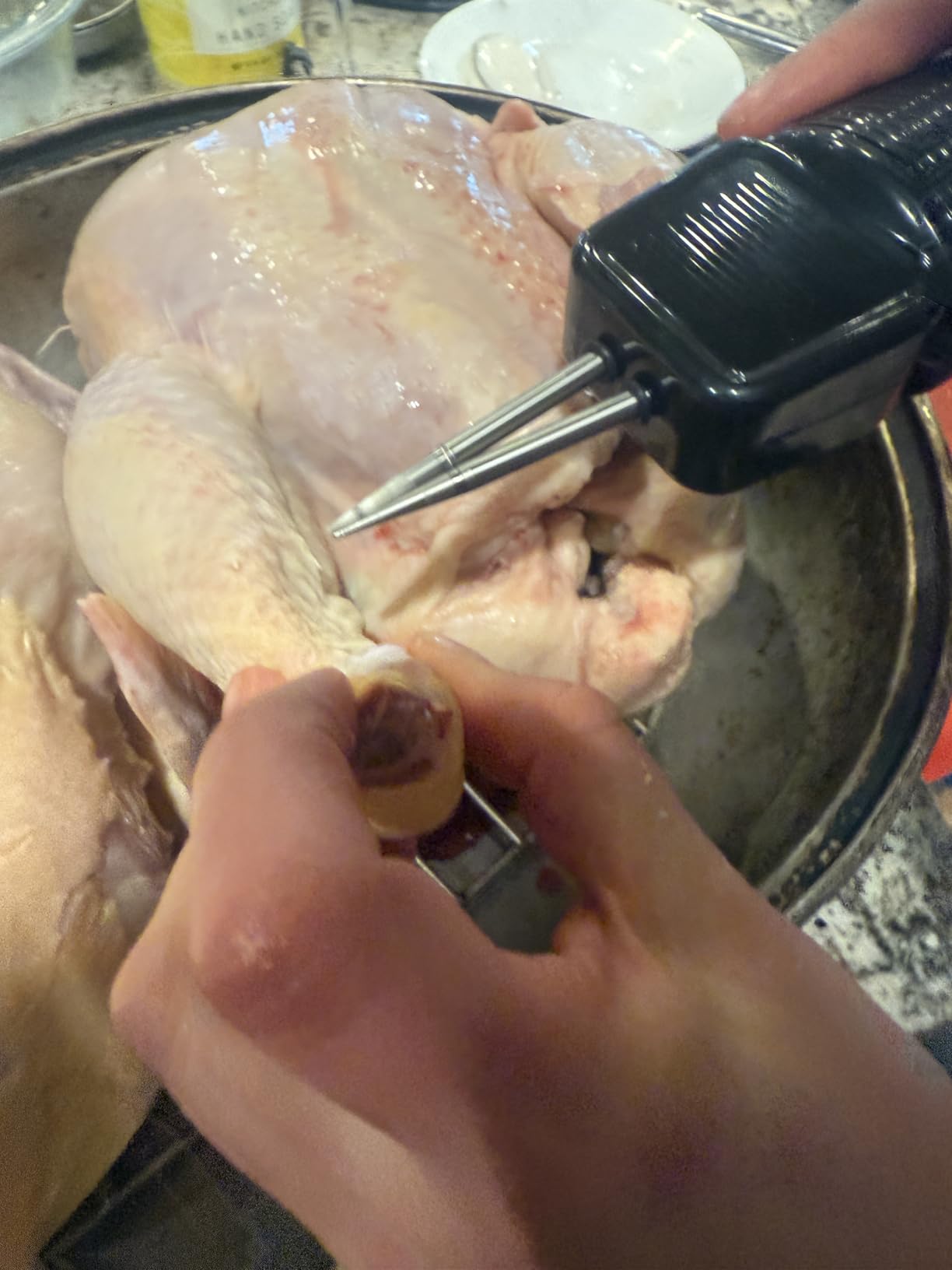 ORIXA Heavy-Duty Electric Chicken Plucker, High-Power Cordless Poultry Feather Remover with Auto-Adjusting 304 Stainless Steel Tweezer Head, Rechargeable for Chicken, Duck & Goose customer photo 1