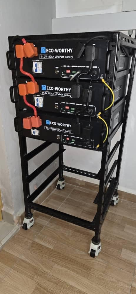 ECO-WORTHY Cubix100 48V 100Ah LiFePO4 Lithium UL9540 Server Rack Battery | UL9540A & UL1973 & CEC Listed, Support Bluetooth & WiFi, 5120Wh Energy Storage System for Emergency, Home Backup Power, Off-Grid customer photo 2