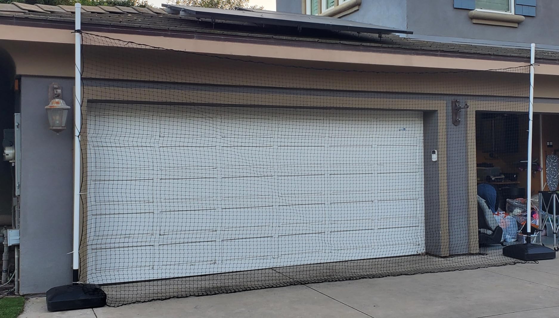 Baseball Softball Backstop Nets, Heavy Duty Sports Netting Barrier #18 Nylon Baseball Netting 10'x20'/10'x30'(Net Only) customer photo 2