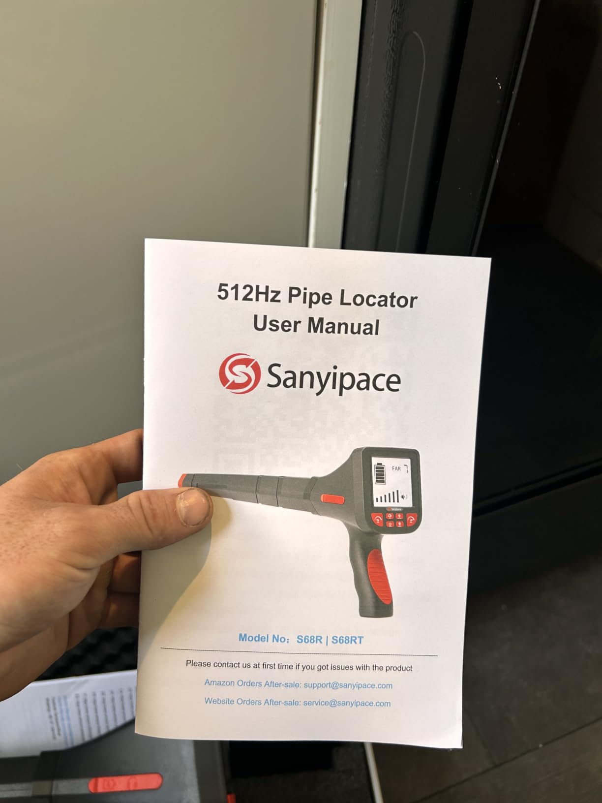 Sanyipace Sewer Camera 230FT/70M with Locator, Self-Leveling Drain Camera with 10.1