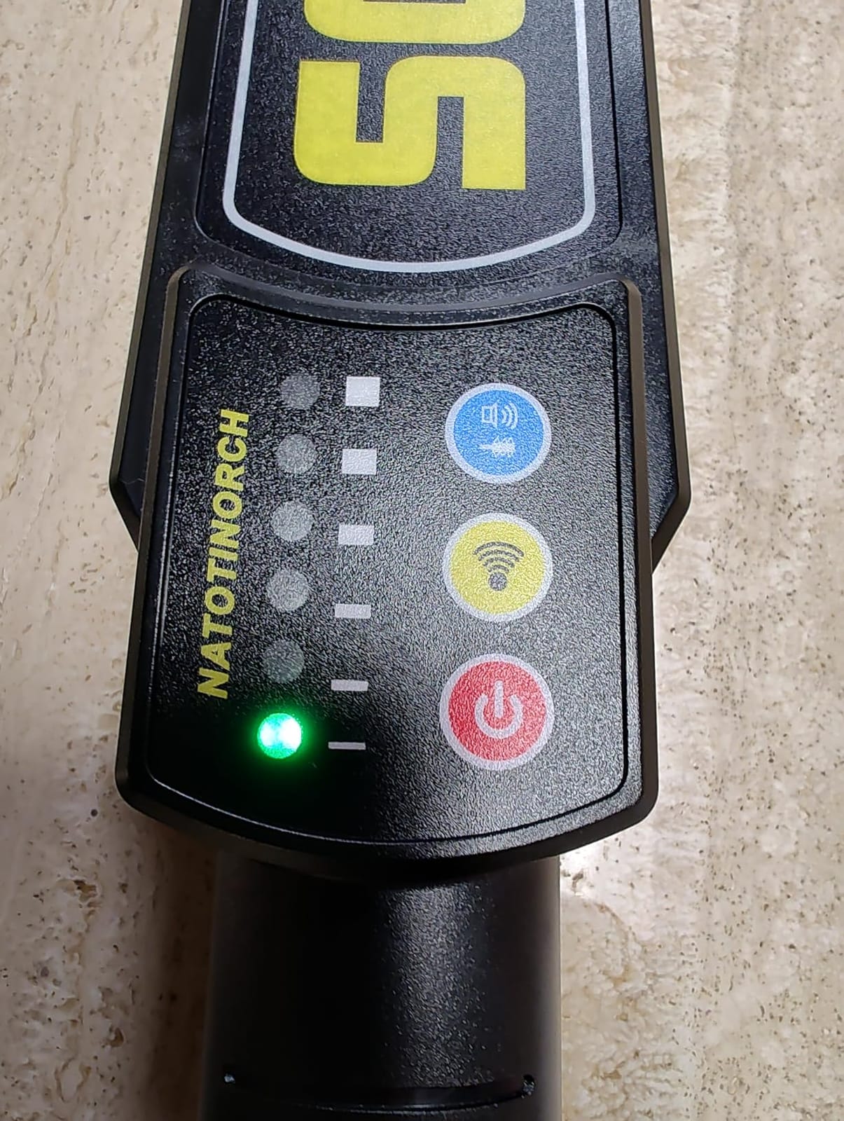 NATOTINORCH Handheld Metal Detector Security Wand Rechargeable, for Safety Inspection, Scanning All Metal Products (with Built-in Battery) customer photo 2