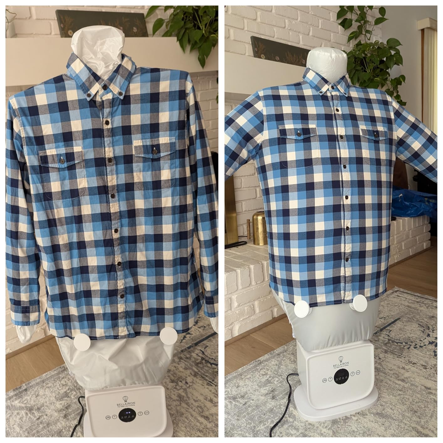 Bellairon - The Original Automatic Ironing Machine for Clothes. Hot Air Garment Dryer & Hands-Free Wrinkle Remover for Shirts & Pants | No Iron, No Ironing Board | Sizes S-3XL customer photo 2