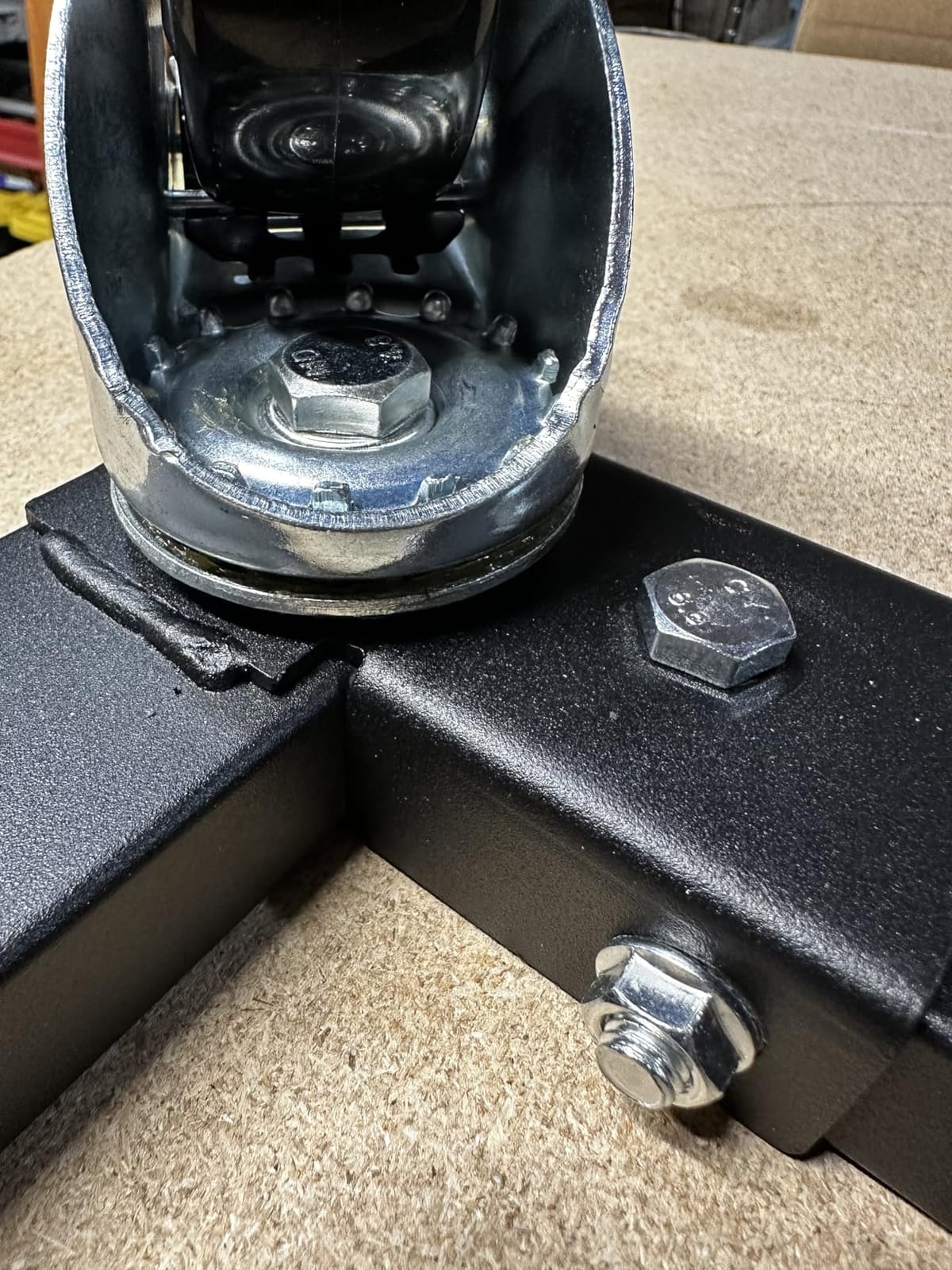 KEDSUM 1800LBS Furniture Dolly Heavy Duty Dolly with Reinforced Steel Frame | 4 Wheels with Brake, All Terrain & Anti-Slip Baffles for Home Moving, Garage, Warehouse, 24 x 16 in, 1 Pack customer photo 1