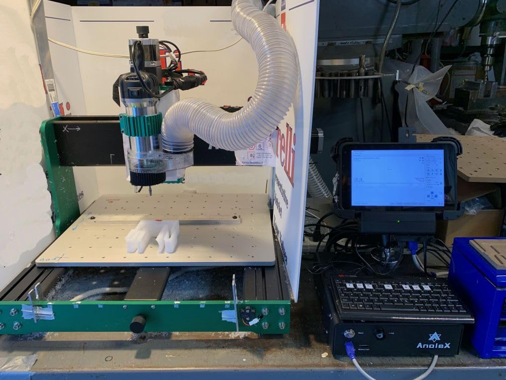 CNC Router Machine 4030-Evo Ultra 2, All-Metal XYZ Axis Dual Steel Linear Guides & Ball Screws with 800W Trim Router for Metal Aluminum Brass Wood Acrylic PCB customer photo 1