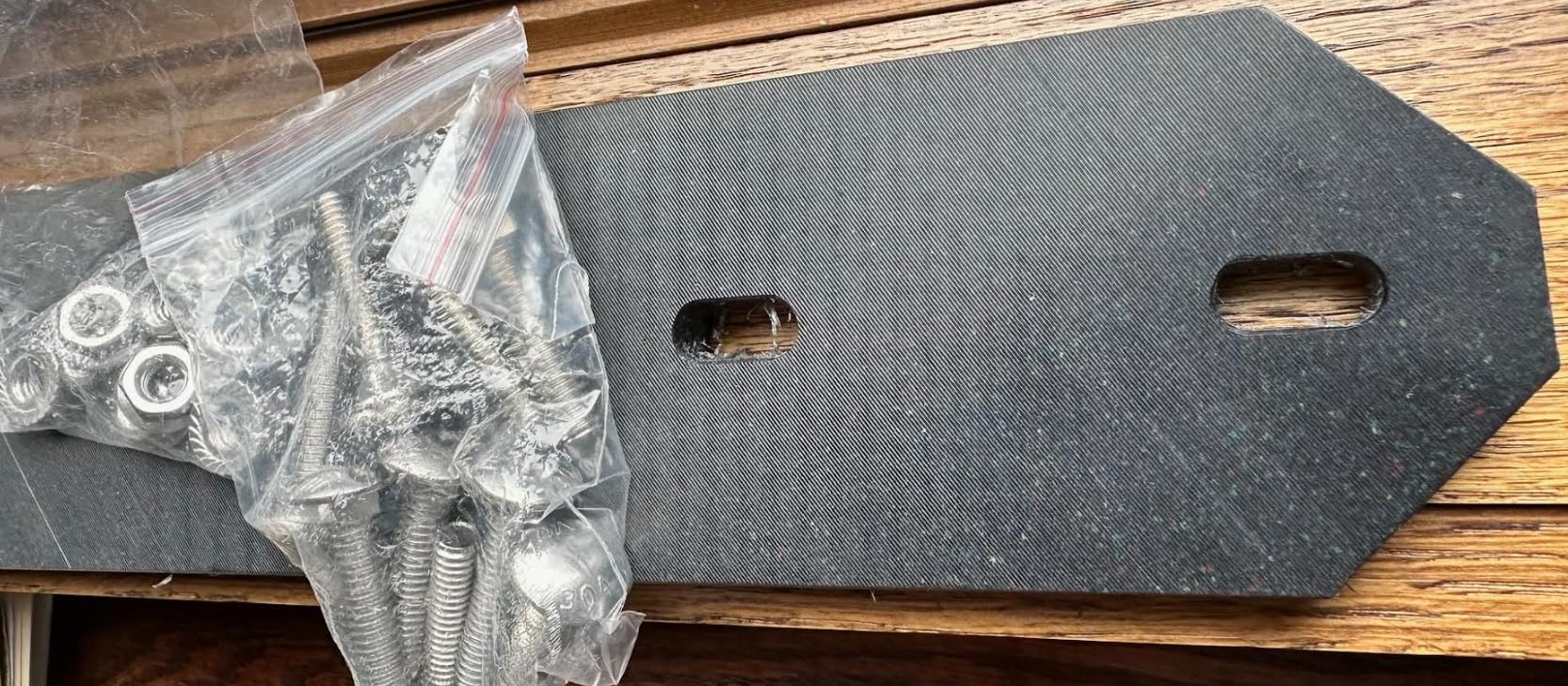 Heavy Duty Snow Plow Blade Edge Compatible with John Deere Sub-Compact Tractors Replaces M120139 (48 inch) customer photo 2