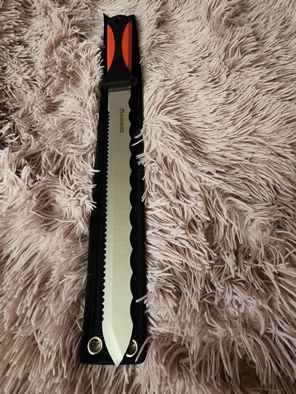 Sod Cutter Knife: Insulated Knife 11.14-inch Sod Knife Blade, Stainless Steel Double-Edged for Outdoor Lawn Repair customer photo 1