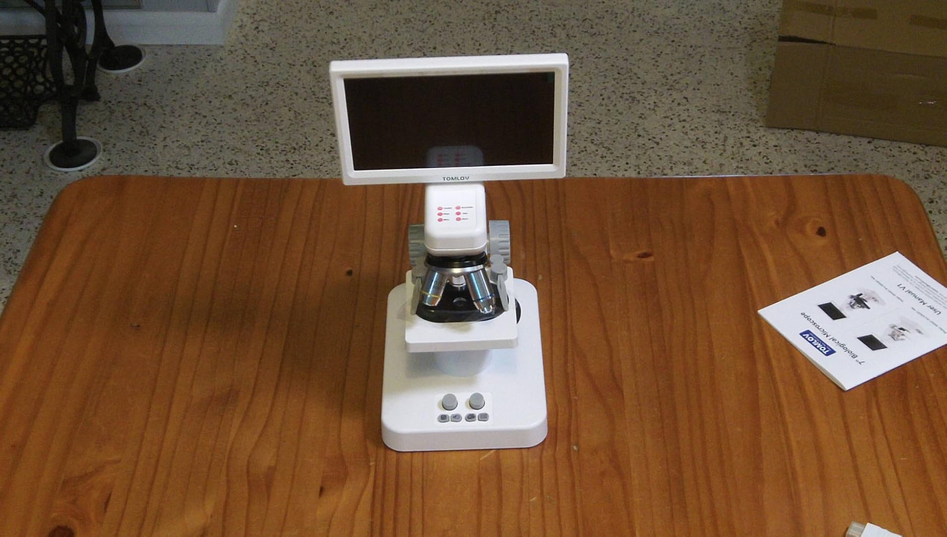 TOMLOV DM301 Pro Microscope for Kids Adults Students, 7