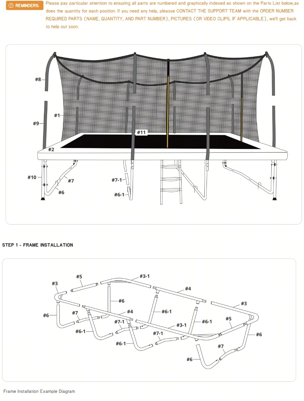 Zupapa 1800LBS Weight Capacity Rectangle Trampoline 10x17FT 9X15FT 8X14FT Outdoor Square Gymnastics Trampolines with Basketball Hoops for Kids Adults Long Large Big Rectangular Tumbling Trampoline customer photo 2