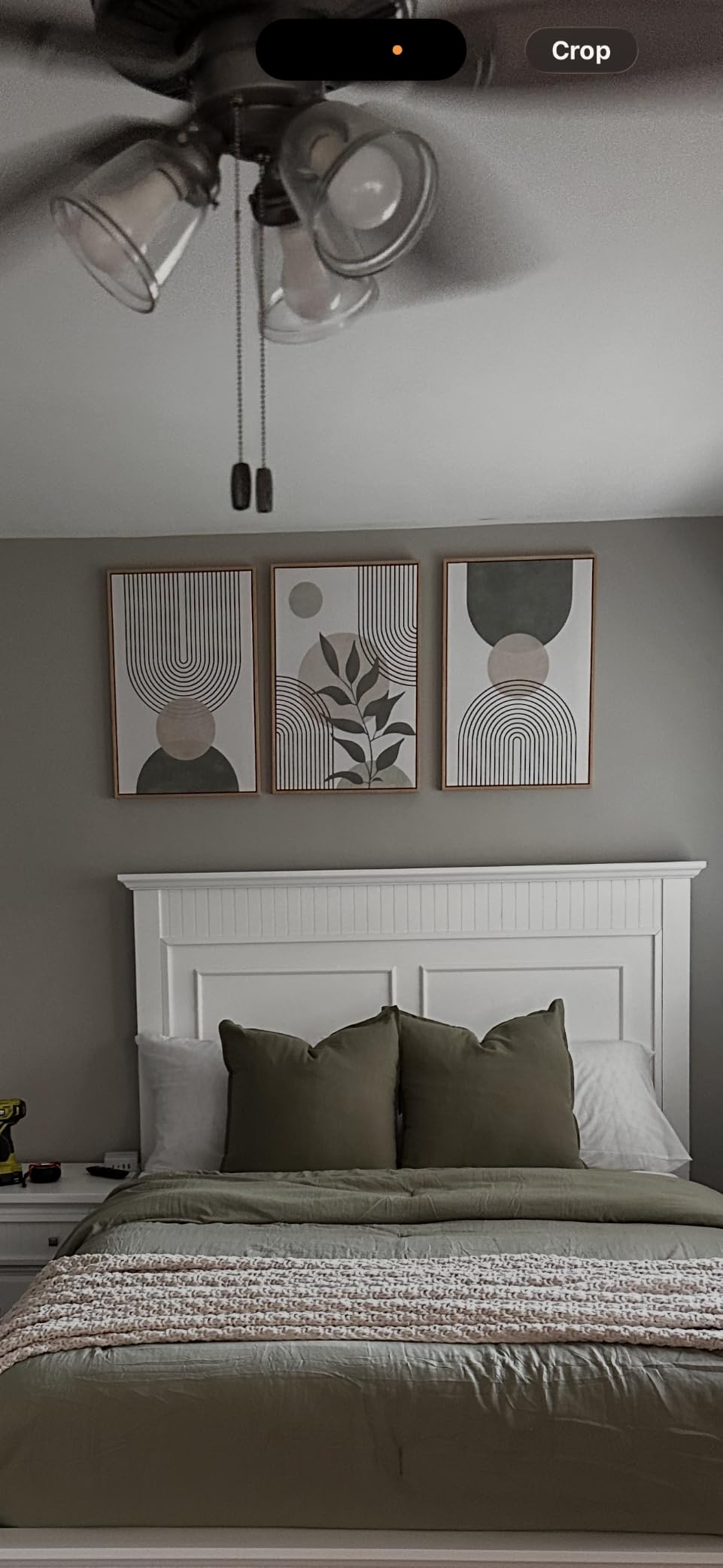 Framed Colorful Abstract Wall Art for Living Room, 3 Piece Mid Century Modern Canvas Paintings Prints Artwork for Walls, Large Modern Triptych Pictures Wall Decor for Bedroom Home Office, 16x24 Inch customer photo 1