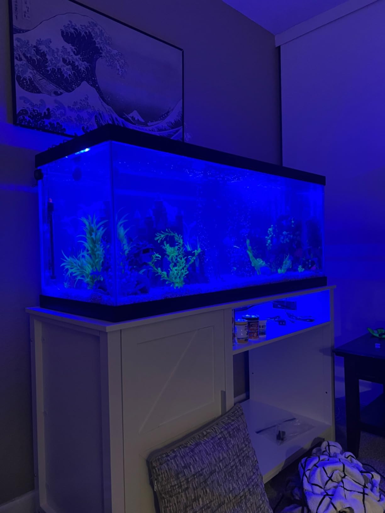 YITAHOME 120 Gallon Reptile Tank Stand with Power Outlets | Heavy Duty Large Reptile Tank Stand with Barn Door,Reptile Tank Turtle Terrariums Table,1100LBS Capacity customer photo 1