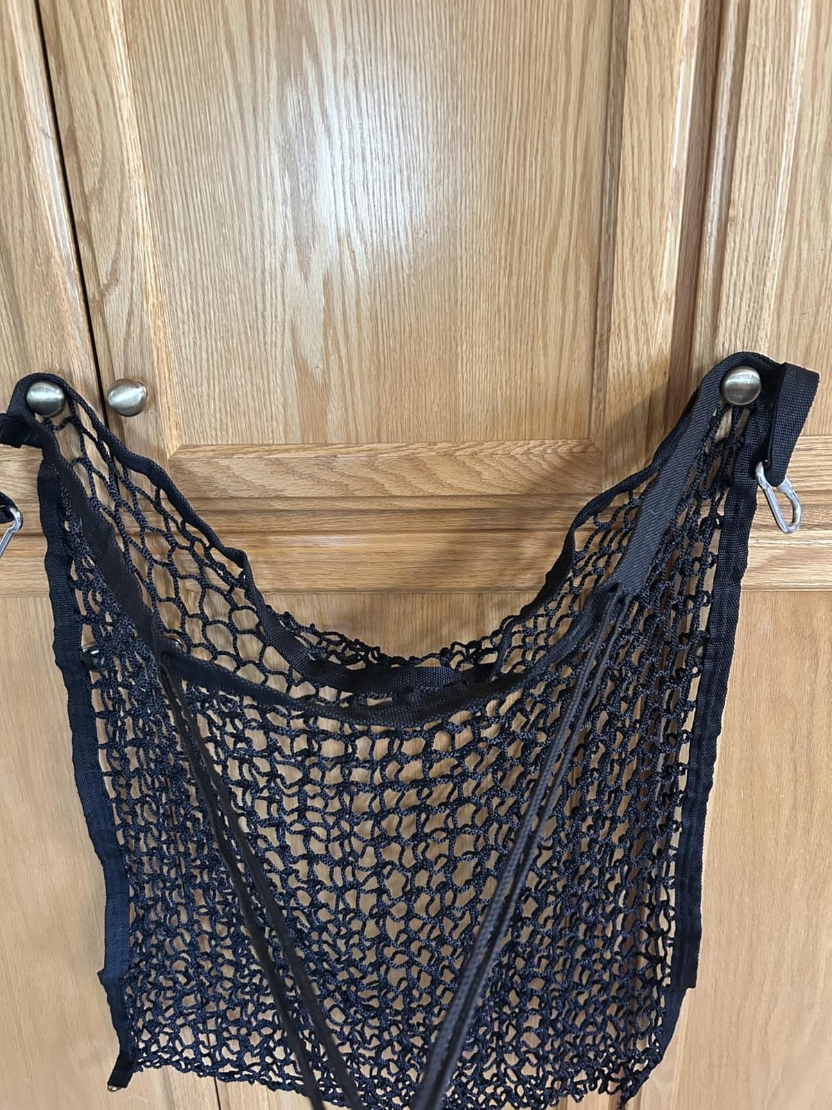 2 PCS Slow Feed Hay Net for Horses, Large Capacity Hay Bags for Horses Goats Sheep Donkey Trailer Full Day Feeding customer photo 2